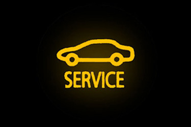 چراغ هشدار دهنده سرویس های دوره ای