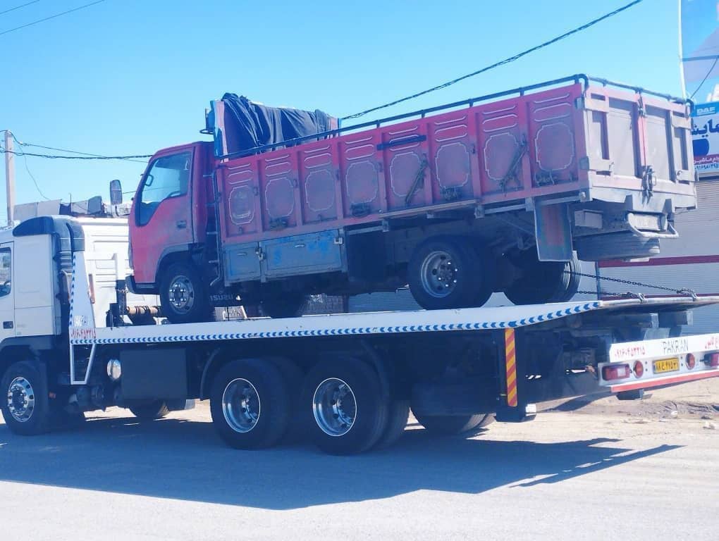 یدک کش امداد خودرو و کفی خودروبر کرمان