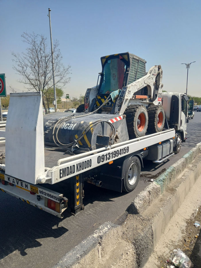 حمل ماشین‌آلات با خودروبر مجید امداد